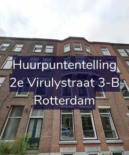 Foto gevel Huurpuntentelling voor 2e Virulystraat 3-B, Rotterdam