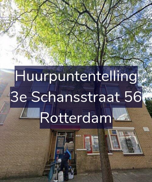 Foto gevel Huurpuntentelling voor 3e Schansstraat 56, Rotterdam