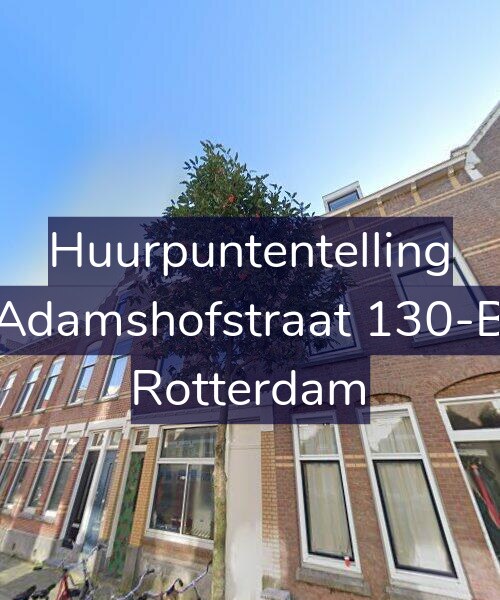 Foto gevel Huurpuntentelling voor Adamshofstraat 130-B, Rotterdam