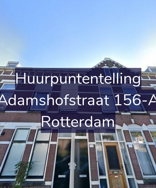 Foto gevel Huurpuntentelling voor Adamshofstraat 156-A, Rotterdam