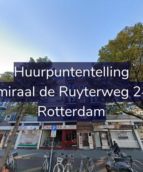 Foto gevel Huurpuntentelling voor Admiraal de Ruyterweg 24-B, Rotterdam