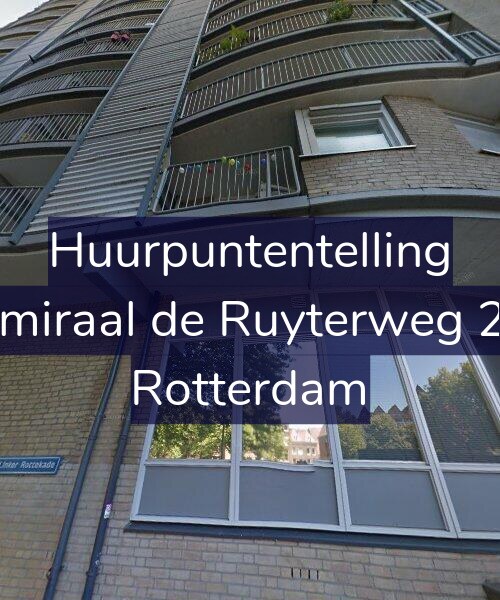 Foto gevel Huurpuntentelling voor Admiraal de Ruyterweg 257, Rotterdam