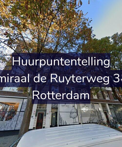 Foto gevel Huurpuntentelling voor Admiraal de Ruyterweg 34-D, Rotterdam