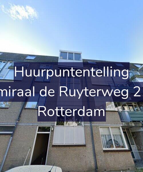 Foto gevel Huurpuntentelling voor Admiraal de Ruyterweg 21-B, Rotterdam