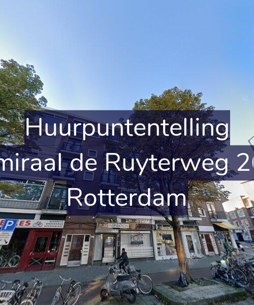 Foto gevel Huurpuntentelling voor Admiraal de Ruyterweg 26-C, Rotterdam
