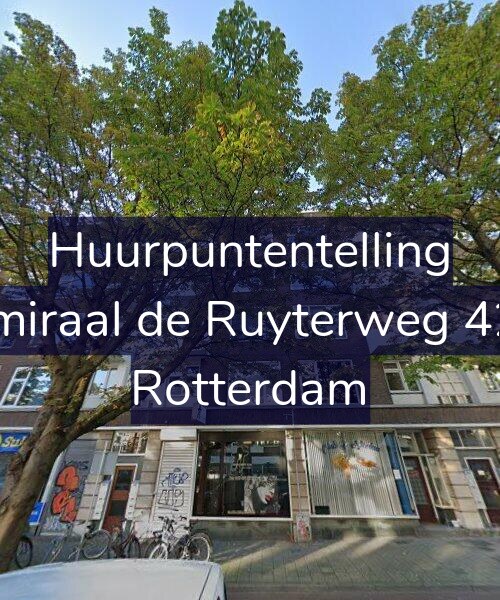 Foto gevel Huurpuntentelling voor Admiraal de Ruyterweg 42-D, Rotterdam