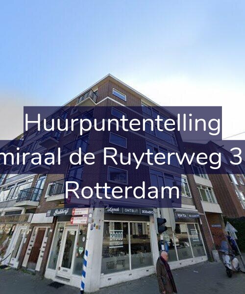 Foto gevel Huurpuntentelling voor Admiraal de Ruyterweg 30-E, Rotterdam