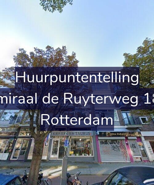 Foto gevel Huurpuntentelling voor Admiraal de Ruyterweg 18-D, Rotterdam