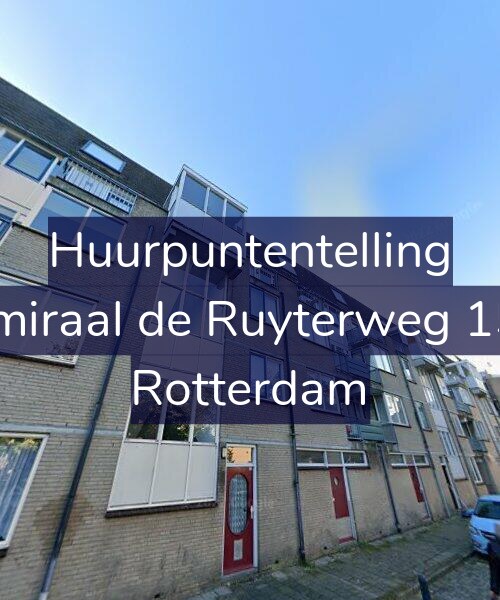 Foto gevel Huurpuntentelling voor Admiraal de Ruyterweg 15-B, Rotterdam