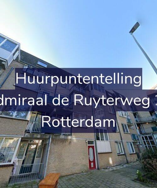 Foto gevel Huurpuntentelling voor Admiraal de Ruyterweg 25, Rotterdam