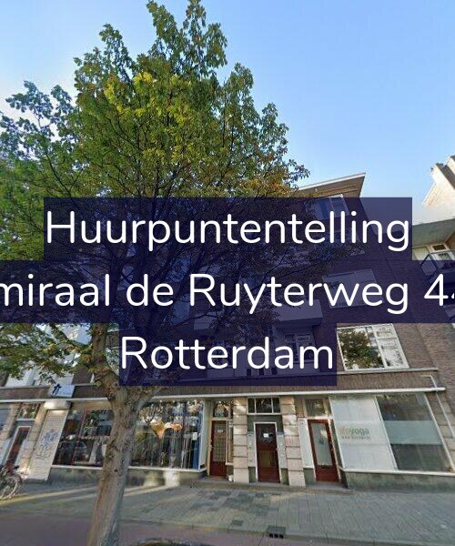 Foto gevel Huurpuntentelling voor Admiraal de Ruyterweg 44-C, Rotterdam