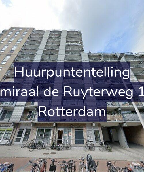 Foto gevel Huurpuntentelling voor Admiraal de Ruyterweg 147, Rotterdam