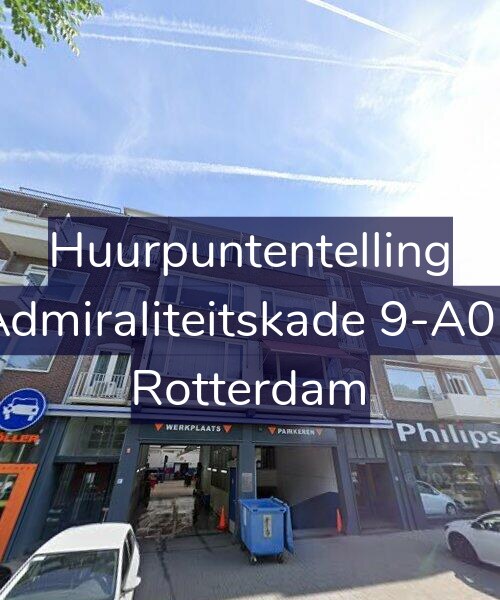 Foto gevel Huurpuntentelling voor Admiraliteitskade 9-A02, Rotterdam