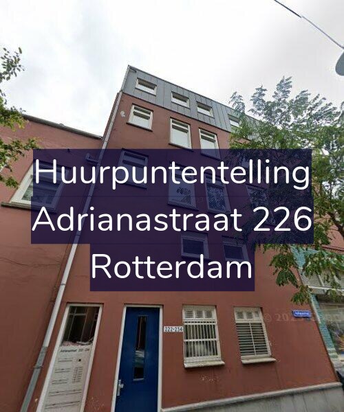 Foto gevel Huurpuntentelling voor Adrianastraat 226, Rotterdam