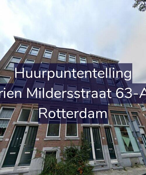 Foto gevel Huurpuntentelling voor Adrien Mildersstraat 63-A01, Rotterdam