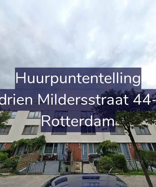 Foto gevel Huurpuntentelling voor Adrien Mildersstraat 44-A, Rotterdam