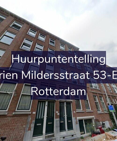 Foto gevel Huurpuntentelling voor Adrien Mildersstraat 53-B02, Rotterdam