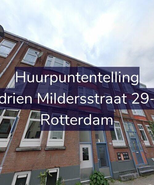Foto gevel Huurpuntentelling voor Adrien Mildersstraat 29-D, Rotterdam