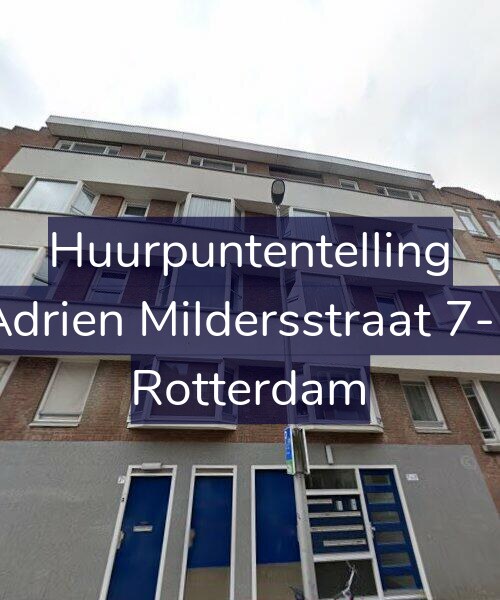 Foto gevel Huurpuntentelling voor Adrien Mildersstraat 7-E, Rotterdam
