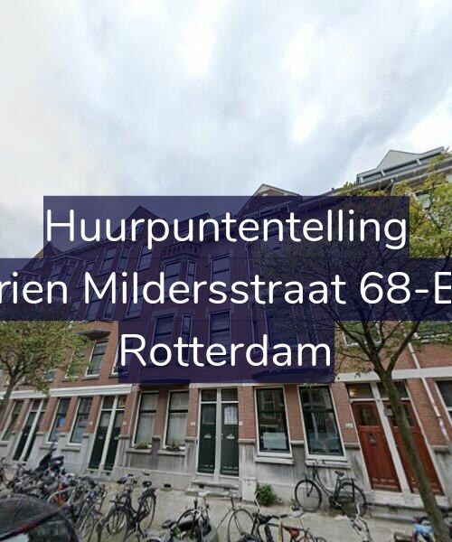 Foto gevel Huurpuntentelling voor Adrien Mildersstraat 68-B01, Rotterdam