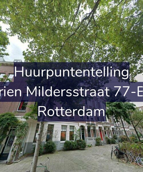Foto gevel Huurpuntentelling voor Adrien Mildersstraat 77-B01, Rotterdam