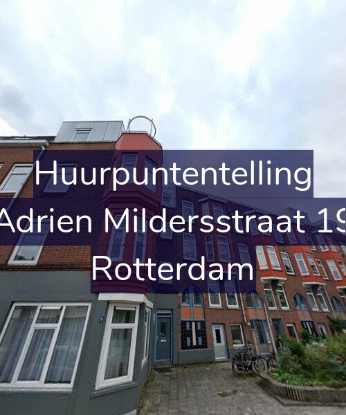 Foto gevel Huurpuntentelling voor Adrien Mildersstraat 19, Rotterdam