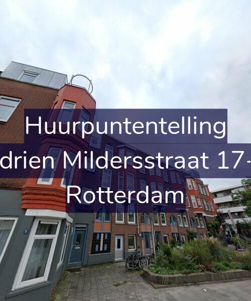 Foto gevel Huurpuntentelling voor Adrien Mildersstraat 17-E, Rotterdam