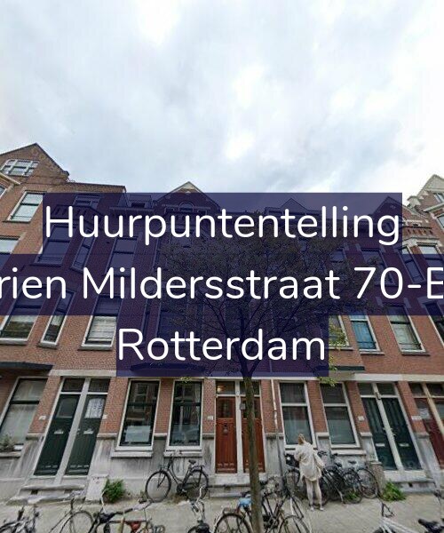 Foto gevel Huurpuntentelling voor Adrien Mildersstraat 70-B01, Rotterdam