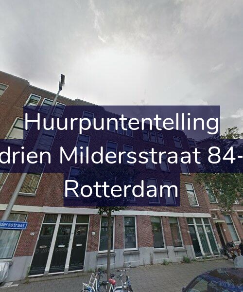 Foto gevel Huurpuntentelling voor Adrien Mildersstraat 84-C, Rotterdam