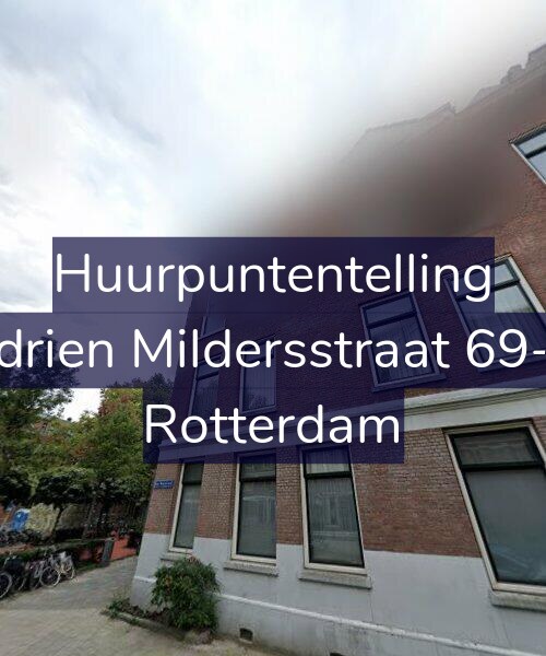 Foto gevel Huurpuntentelling voor Adrien Mildersstraat 69-A, Rotterdam