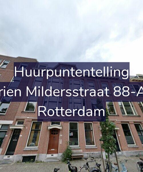 Foto gevel Huurpuntentelling voor Adrien Mildersstraat 88-A01, Rotterdam