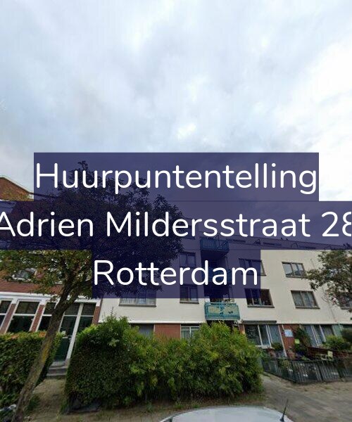 Foto gevel Huurpuntentelling voor Adrien Mildersstraat 28, Rotterdam