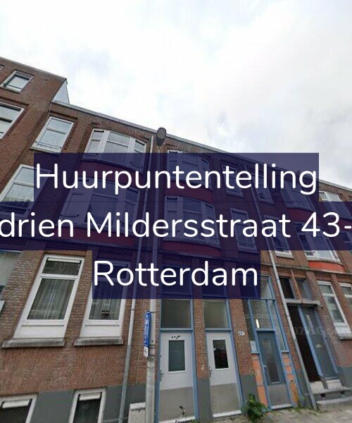Foto gevel Huurpuntentelling voor Adrien Mildersstraat 43-C, Rotterdam
