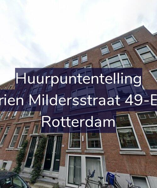 Foto gevel Huurpuntentelling voor Adrien Mildersstraat 49-B02, Rotterdam
