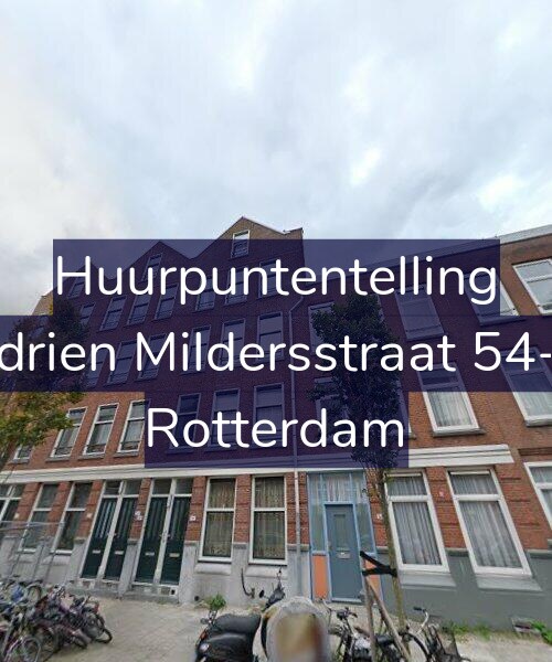 Foto gevel Huurpuntentelling voor Adrien Mildersstraat 54-B, Rotterdam