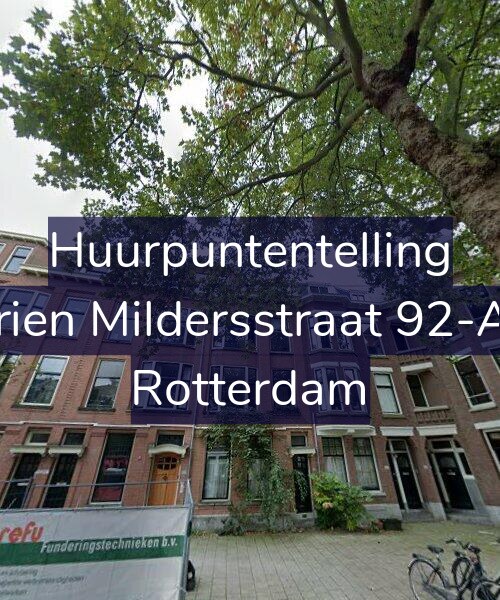 Foto gevel Huurpuntentelling voor Adrien Mildersstraat 92-A01, Rotterdam