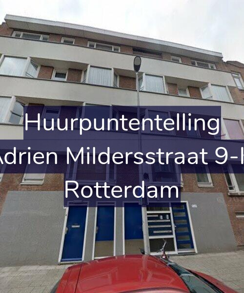 Foto gevel Huurpuntentelling voor Adrien Mildersstraat 9-H, Rotterdam
