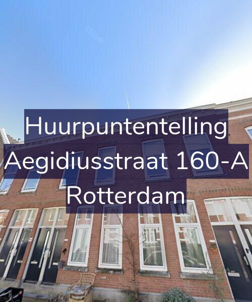 Foto gevel Huurpuntentelling voor Aegidiusstraat 160-A, Rotterdam