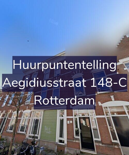 Foto gevel Huurpuntentelling voor Aegidiusstraat 148-C, Rotterdam