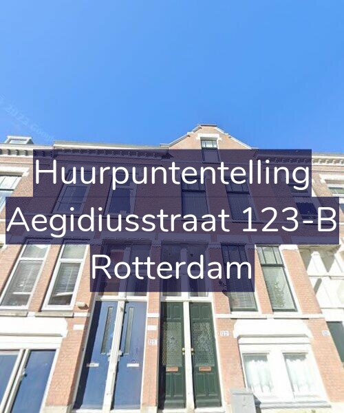 Foto gevel Huurpuntentelling voor Aegidiusstraat 123-B, Rotterdam