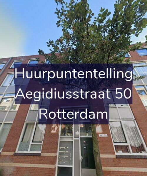 Foto gevel Huurpuntentelling voor Aegidiusstraat 50, Rotterdam