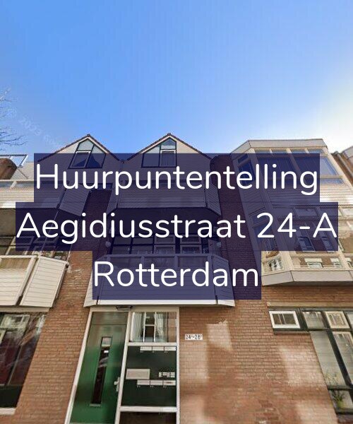 Foto gevel Huurpuntentelling voor Aegidiusstraat 24-A, Rotterdam