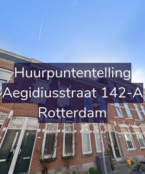 Foto gevel Huurpuntentelling voor Aegidiusstraat 142-A, Rotterdam