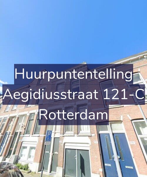 Foto gevel Huurpuntentelling voor Aegidiusstraat 121-C, Rotterdam