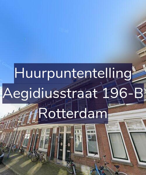 Foto gevel Huurpuntentelling voor Aegidiusstraat 196-B, Rotterdam