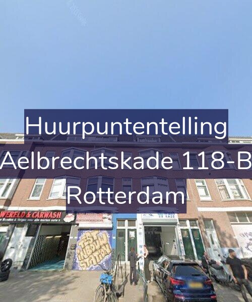 Foto gevel Huurpuntentelling voor Aelbrechtskade 118-B, Rotterdam