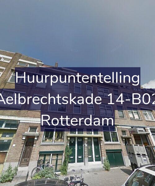 Foto gevel Huurpuntentelling voor Aelbrechtskade 14-B02, Rotterdam