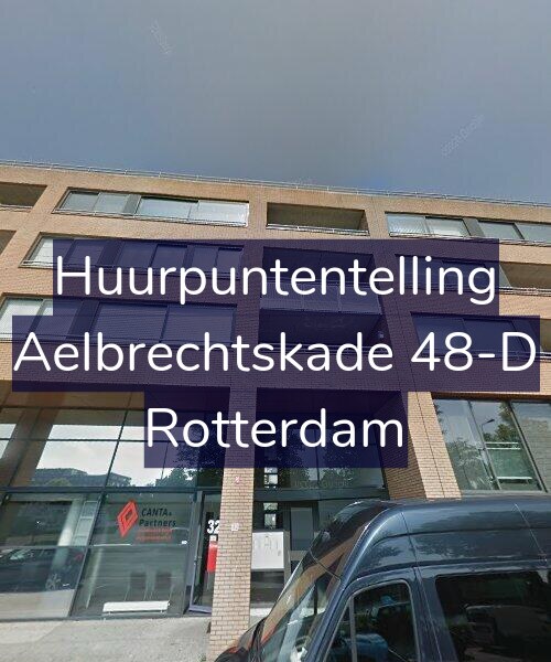 Foto gevel Huurpuntentelling voor Aelbrechtskade 48-D, Rotterdam