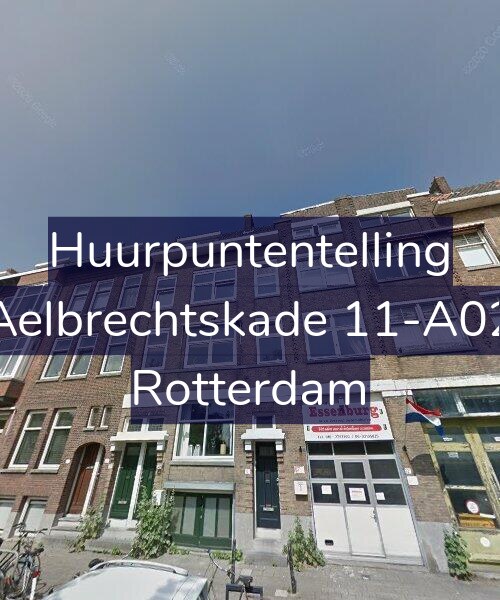 Foto gevel Huurpuntentelling voor Aelbrechtskade 11-A02, Rotterdam