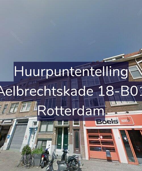 Foto gevel Huurpuntentelling voor Aelbrechtskade 18-B01, Rotterdam